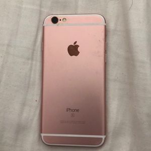 Rose gold iPhone 6s